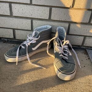 Denim Blue Hi-Top Vans